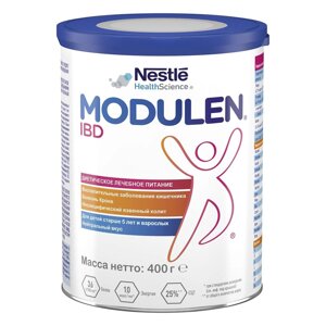 Лечебная смесь Nestle Modulen IBD Модулен АйБиДи при болезни Крона и ВЗК для детей с 5 лет и взрослых, 400 г