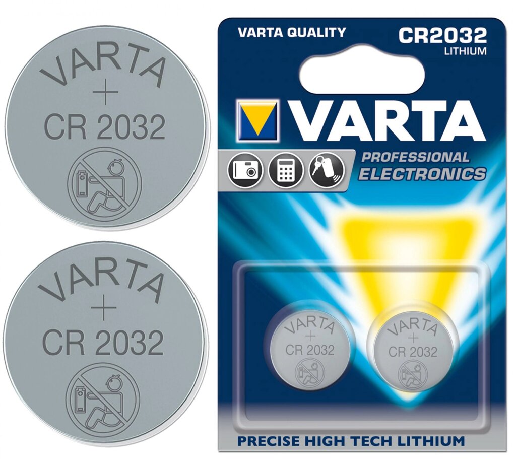 Литиевая батарейка VARTA Lithium CR2032 3V от компании Скажи здоровью ДА! - фото 1