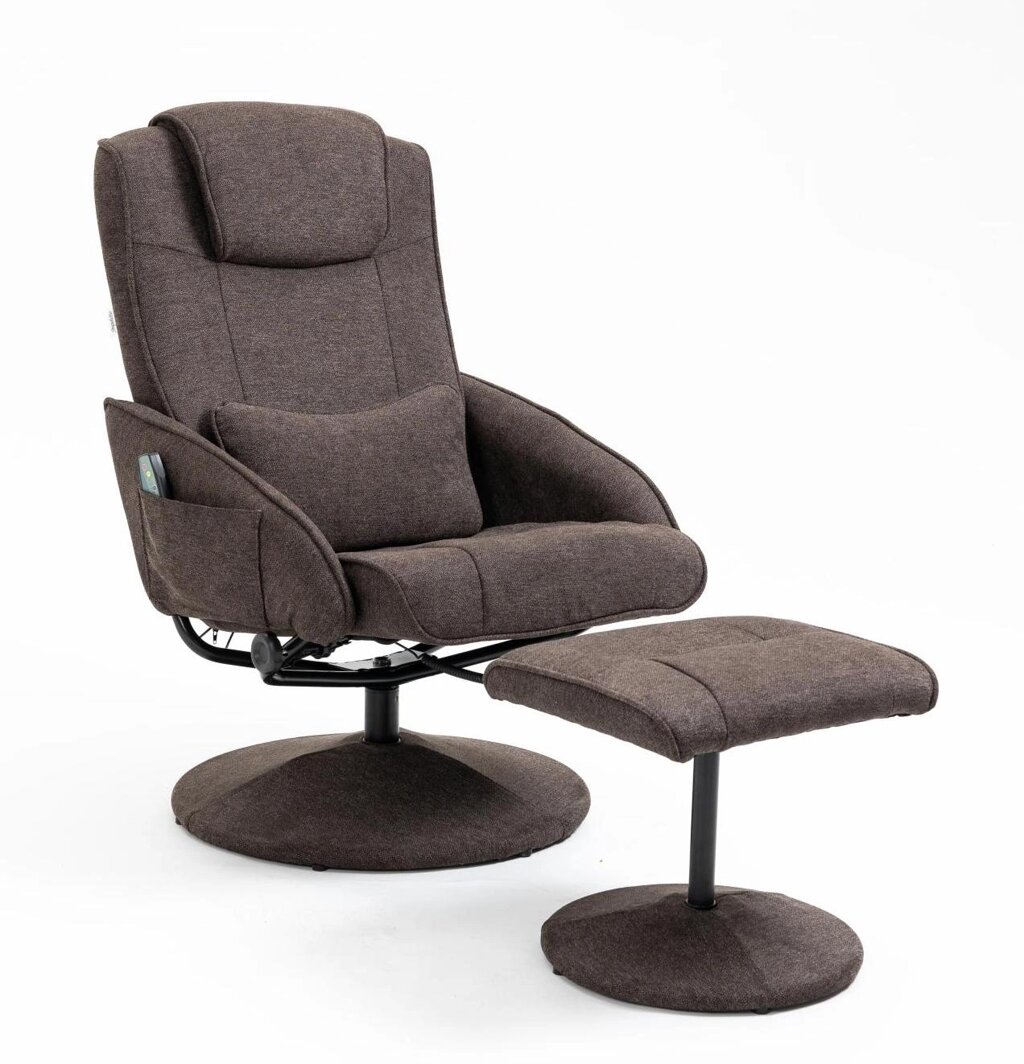 Массажное кресло Angioletto Persone Grigio, коричневый от компании Скажи здоровью ДА! - фото 1