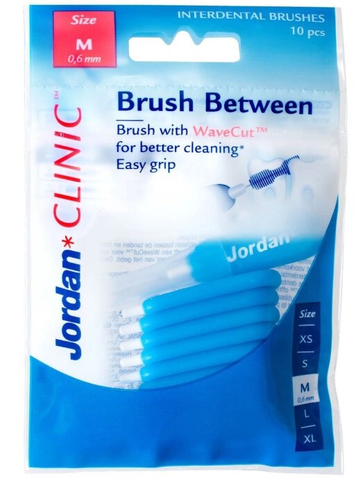 Межзубная щетка Jordan "Clinic Brush Between", размер М от компании Скажи здоровью ДА! - фото 1