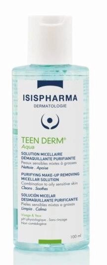 Мицеллярная вода для снятия макияжа ISISPHARMA/Исисфарма Teen Derm Aqua для комбинированной и жирной кожи, 100 мл от компании Скажи здоровью ДА! - фото 1
