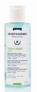 Мицеллярная вода для снятия макияжа ISISPHARMA/Исисфарма Teen Derm Aqua для комбинированной и жирной кожи, 100 мл