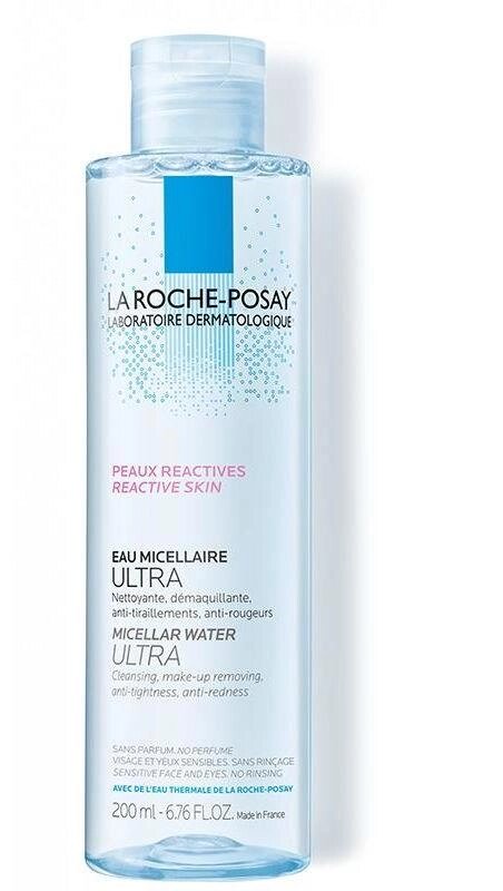 Мицеллярная вода La Roche-Posay Ля Рош Ultra для чувствительной, склонной к аллергии кожи, 200 мл от компании Скажи здоровью ДА! - фото 1
