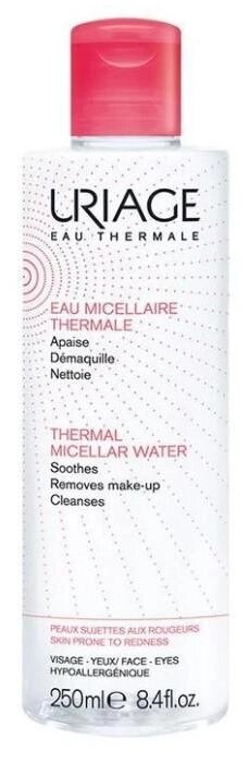 Мицеллярная вода очищающая Uriage Урьяж на основе термальной воды для чувствительной кожи лица и контура глаз, 250 мл от компании Скажи здоровью ДА! - фото 1