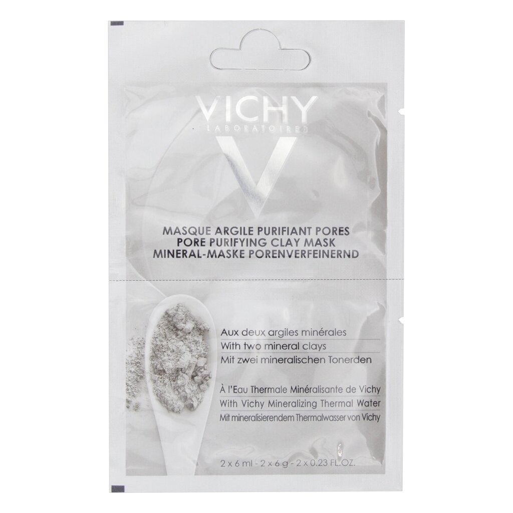 Минеральная маска с глиной Vichy Виши Purete Thermale Очищающая поры, 2  6 мл от компании Скажи здоровью ДА! - фото 1