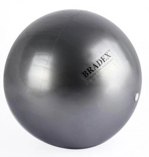 Мяч для фитнеса, йоги и пилатеса Bradex SF 0236 "Фитбол-25" серый, 25 см от компании Скажи здоровью ДА! - фото 1