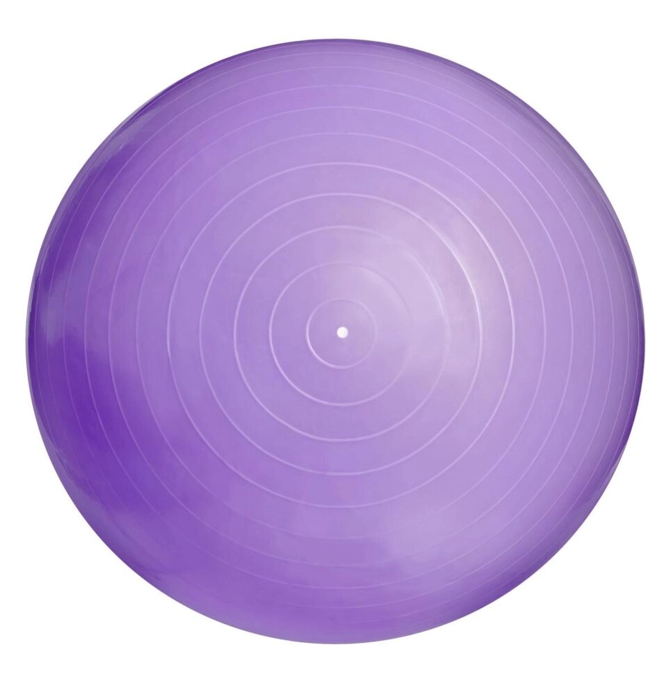 Мяч для фитнеса, йоги и пилатеса Bradex SF 0719 "Фитбол-75" с насосом фиолетовый, 75 см от компании Скажи здоровью ДА! - фото 1