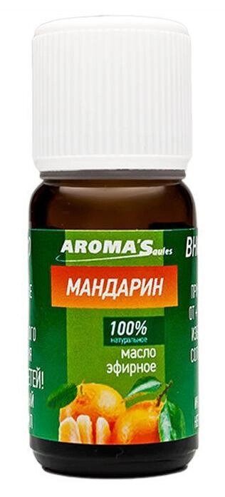 Натуральное эфирное масло Aroma’Saules "Мандарин", 10 мл от компании Скажи здоровью ДА! - фото 1