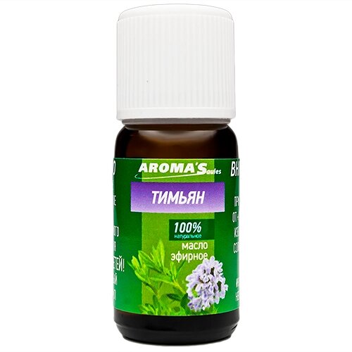 Натуральное эфирное масло Aroma’Saules "Тимьян", 10 мл от компании Скажи здоровью ДА! - фото 1