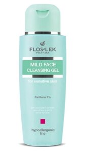 Нежный очищающий гель Floslek для чувствительной кожи Mild face cleasing gel for sensitive skin, 150 мл