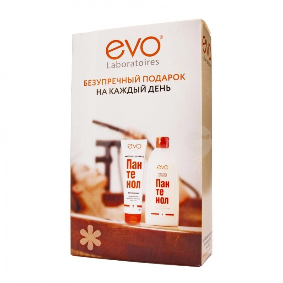 Новогодний набор Evo Безупречный подарок на каждый день (Крем-гель для душа, 200 мл + Молочко для тела, 150 мл) от компании Скажи здоровью ДА! - фото 1