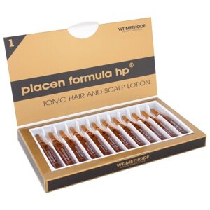 Тонизирующий лосьон для волос и кожи головы Плацен Формула "PLACEN FORMULA НР №1", Золотые ампулы для волос, 12 шт х 10