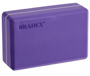 Блок для йоги Bradex SF 0409, фиолетовый