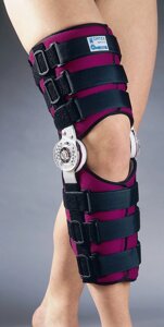 Шина фиксирующая коленного сустава с определенным диапазоном движения Ortex ОРТЕКС 01