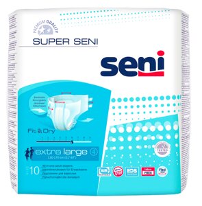Подгузники для взрослых Super Seni Extra Large, 10 шт