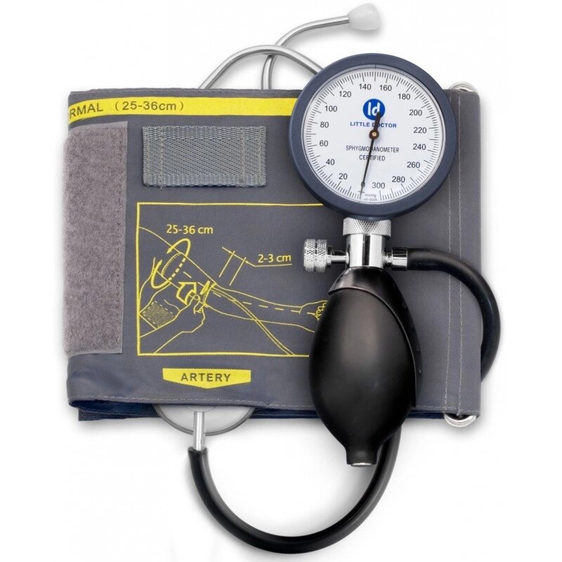Прибор для измерения артериального давления Little Doctor LD-81 с принадлежностями от компании Скажи здоровью ДА! - фото 1
