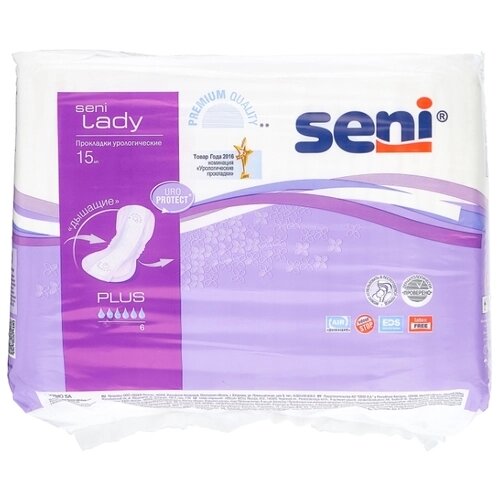Прокладки урологические Seni "Lady Plus", 15 шт от компании Скажи здоровью ДА! - фото 1