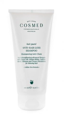 Шампунь для волос Cosmed Hair Guard Anti Hair Loss Shampoo укрепляющий защитный с кофеином и биотином, 200 мл от компании Скажи здоровью ДА! - фото 1