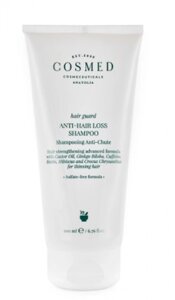 Шампунь для волос Cosmed Hair Guard Anti Hair Loss Shampoo укрепляющий защитный с кофеином и биотином, 200 мл