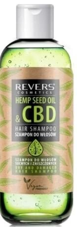 Шампунь для волос Revers CBD С с натуральным маслом конопли, 500 мл