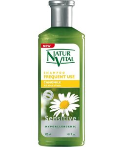 Шампунь для всех типов волос Natur Vital "Hair Shampoo Camomile Frequent Use Ромашка", 300 мл