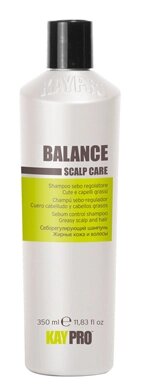 Шампунь Kaypro Scalp Care Balance себум-контроль для жирной кожи головы и волос, 350 мл от компании Скажи здоровью ДА! - фото 1