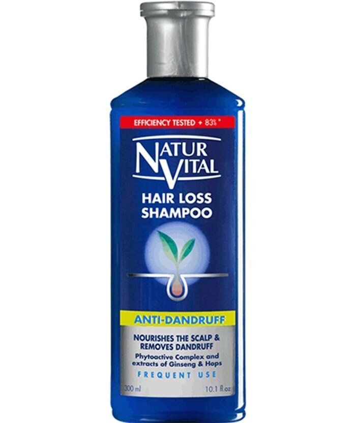 Шампунь против перхоти и выпадения волос Natur Vital "Hair Loss Shampoo Anti-Antidandruff", 300 мл от компании Скажи здоровью ДА! - фото 1