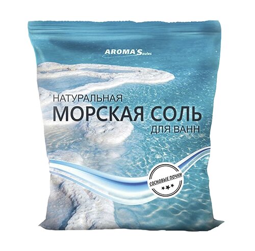 Соль морская для ванн Aroma 'Saules "Сосновые почки", 1 кг от компании Скажи здоровью ДА! - фото 1