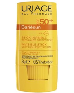 Солнцезащитный стик для лица и тела Uriage Урьяж "Bariesun Stick Invisible SPF 50+8 г