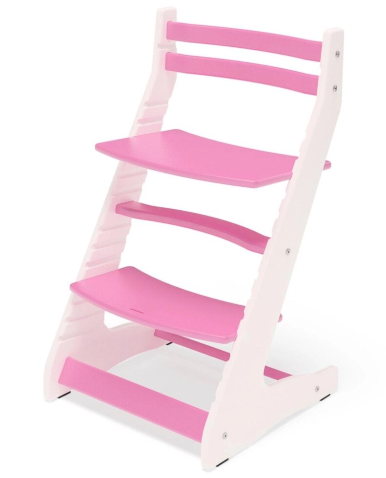Стул детский Millwood Вырастайка Eco Prime 2D, бело-розовый от компании Скажи здоровью ДА! - фото 1