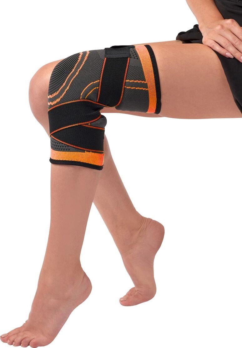 Суппорт для колена с утяжкой Bradex SF 0664, оранжевый от компании Скажи здоровью ДА! - фото 1