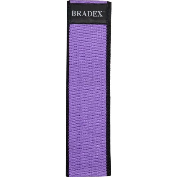 Текстильная фитнес резинка Bradex SF 0751 размер S нагрузка 5-10 кг, фиолетовая от компании Скажи здоровью ДА! - фото 1