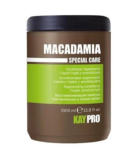 Восстанавливающий кондиционер Kaypro Special Care Macadamia с маслом макадамии для чувствительных и ломких волос, 1 л от компании Скажи здоровью ДА! - фото 1