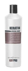 Восстанавливающий шампунь Kaypro Special Care Keratin с кератином для химически-обработанных и поврежденных волос 350 мл