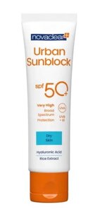 Защитный крем для лица NovaClear Urban Sunblock для сухой кожи SPF 50+40 мл