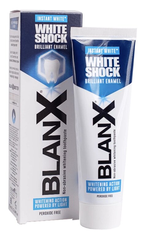 Зубная паста BlanХ White Shock Instant White мгновенное отбеливание зубов, 75 г от компании Скажи здоровью ДА! - фото 1