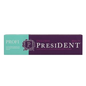 Зубная паста PresiDENT Profi Exclusive для комплексного ухода, 50 г