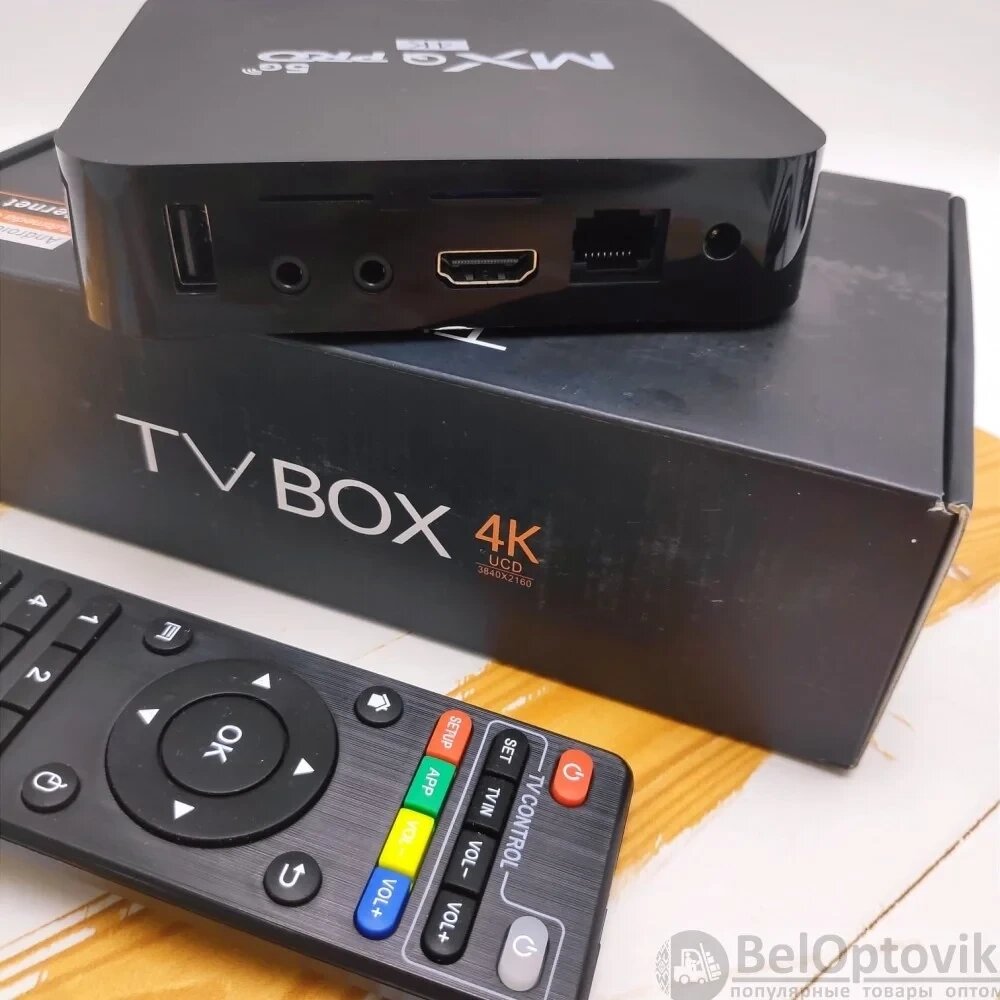 Цифровая приставка смарт ТВ на Android MXQ Pro 4K (Smart TV BOX) 2/16 ГБ от компании Интернет-магазин «Magic Day» - фото 1