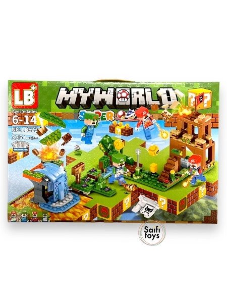 Детский конструктор Minecraft, Майнкрафт "My world" 335 деталей. от компании Интернет-магазин «Magic Day» - фото 1