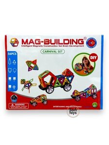 Магнитный конструктор Mag Building, 56 деталей