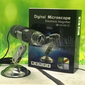 Цифровой USB-микроскоп Digital microscope electronic magnifier (4-х кратный ZOOM, с регулировкой 50-1000)