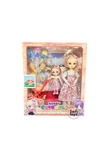 Детская кукла пупс с аксессуарами / интерактивный детский игровой набор кукол