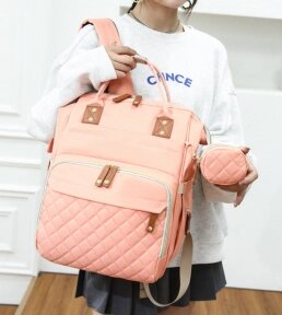 Модный многофункциональный рюкзак с термоотделом, USB и кошелечком Mommys Urban для мамы и ребенка /