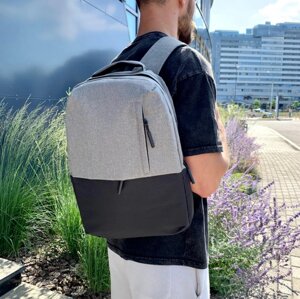 Городской рюкзак Urban с USB и отделением для ноутбука до 15.75". Черный