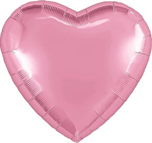 Шар (36/91 см) Сердце, Фламинго, 1 шт. в уп.