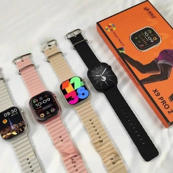 Умные часы W&O X9 Pro 2, 9 серия, Smart Watch 9 Series Premium, смарт часы 45mm c NFC Цвет : Есть выбор от компании Интернет-магазин «Magic Day» - фото 1