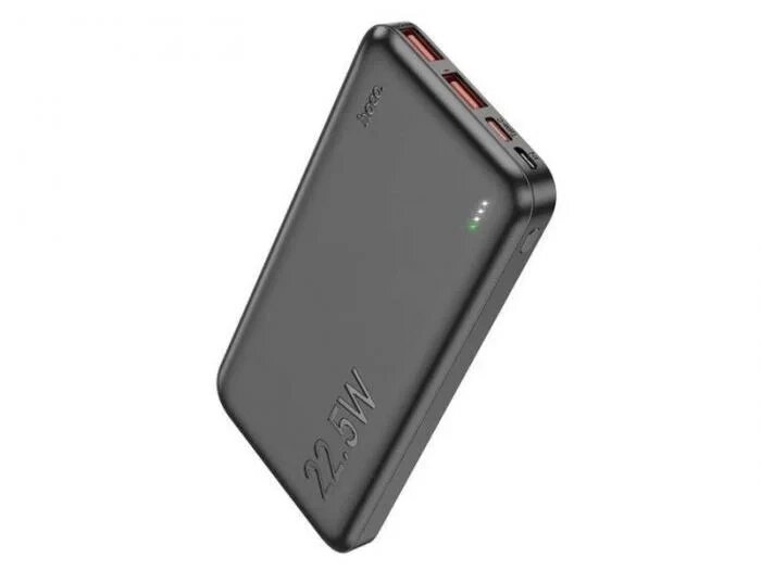 Внешний аккумулятор Hoco Power Bank J101 Astute 22.5W 10000mAh черный Пауэрбанк для зарядки телефона от компании Интернет-магазин «Magic Day» - фото 1