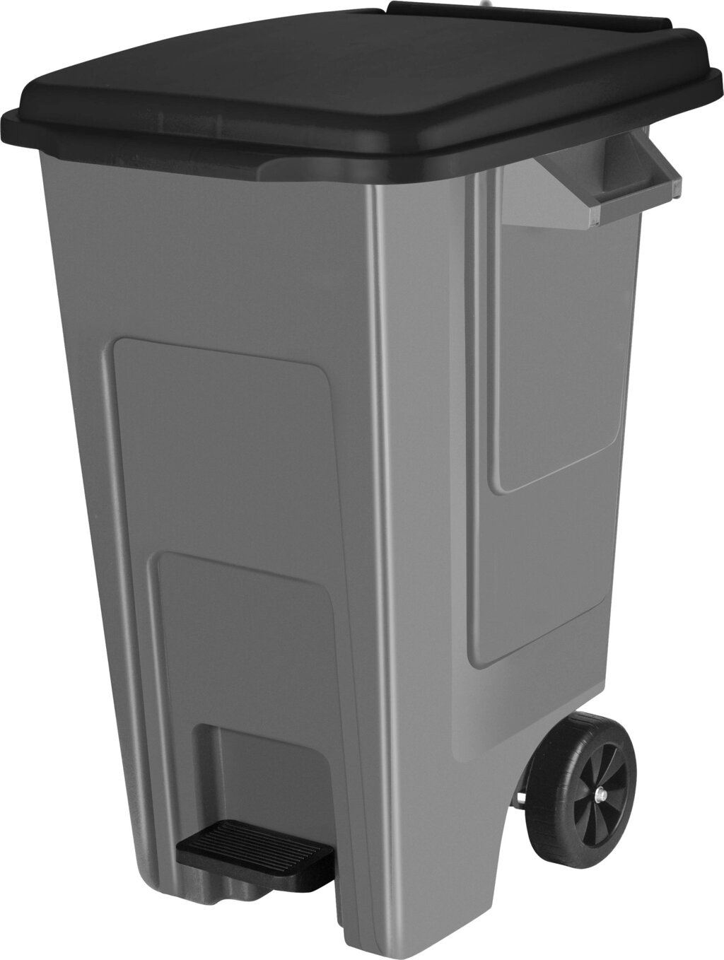 Бак для мусора 130л с крышкой, на колесах, дым Spin&Clean Freestyle SC700321026 от компании ООО «ТВК Ритейл» - фото 1