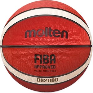Баскетбольный мяч для тренировок MOLTEN B3G2000 FIBA, резиновый размер 3