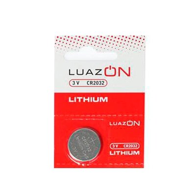 Батарейка литиевая CR2032 (1 шт.) Luazon  3005558 от компании ООО «ТВК Ритейл» - фото 1